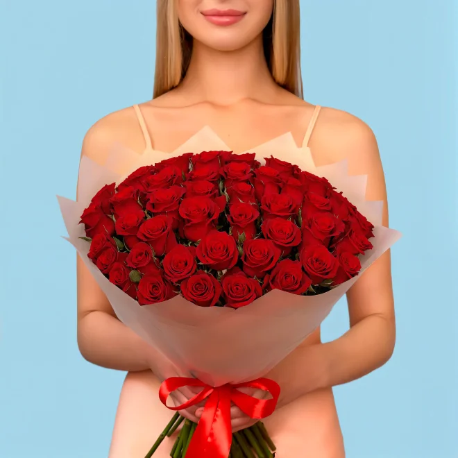 50 Red Roses from Kenya image
