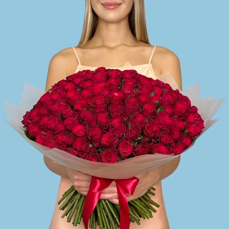 150 Red Roses from Kenya image