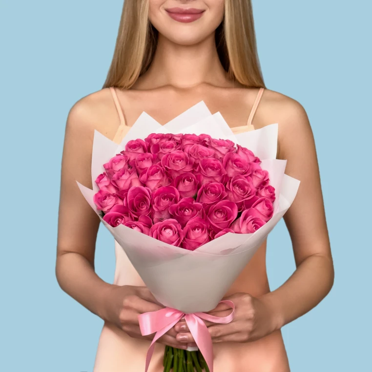 35 Pink Roses from Kenya image