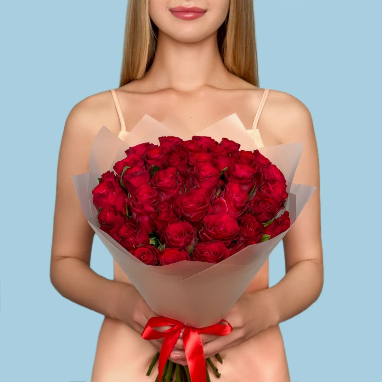 35 Red Roses from Kenya image