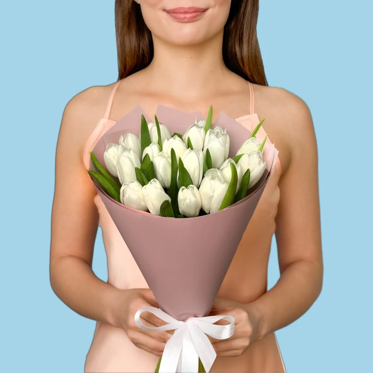 20 White Tulips image