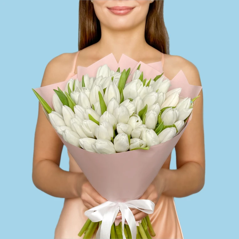 70 White Tulips image