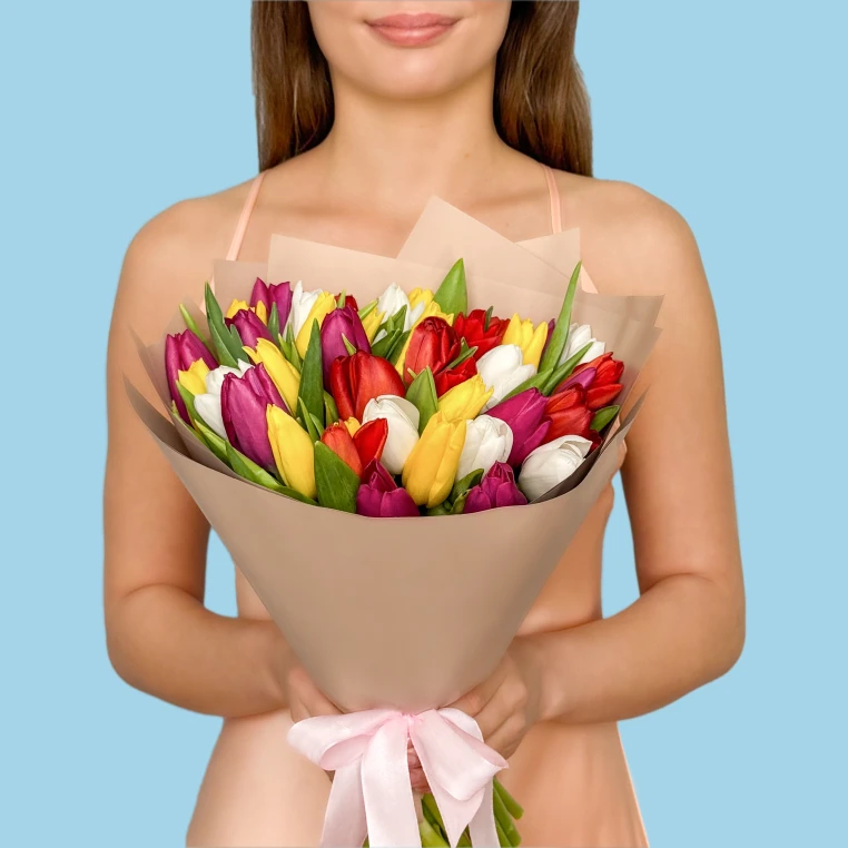 40 Mixed Tulips image