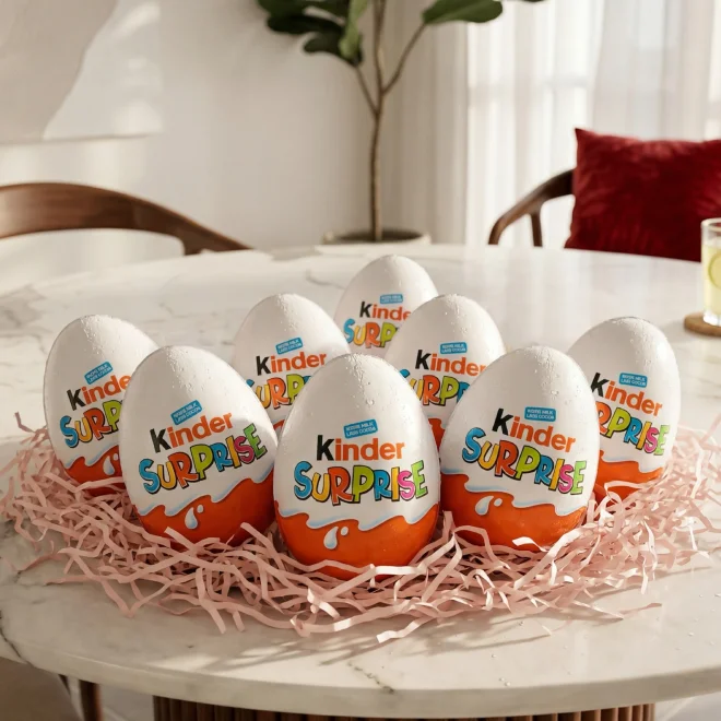 Kinder Egg Surprise Gift Box Bouquet